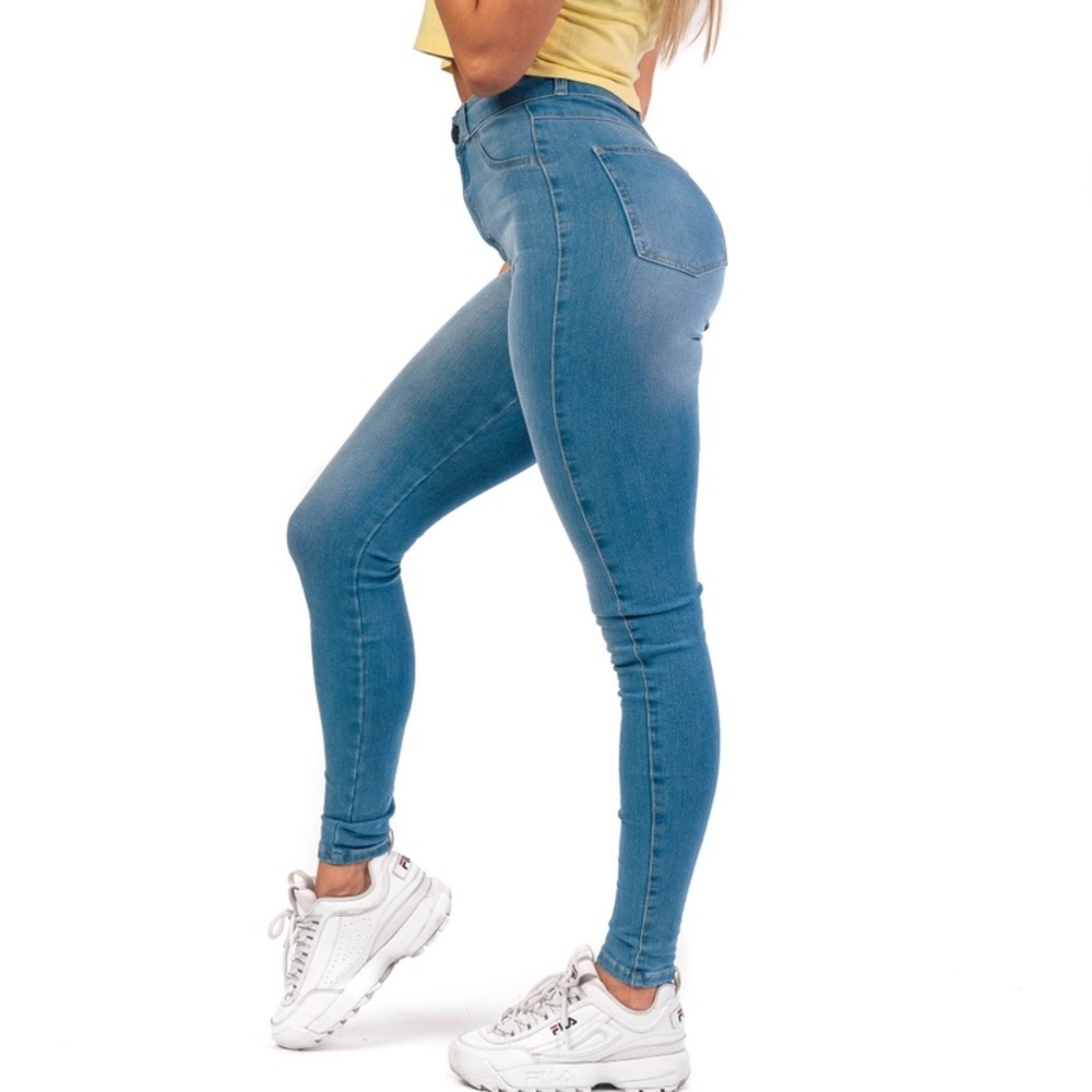 Fitjeans 360 high waisted jean arctic light  blue